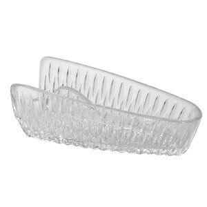 Princess House Highlights Knife Holder Crystal 7" silverware flatware buffet